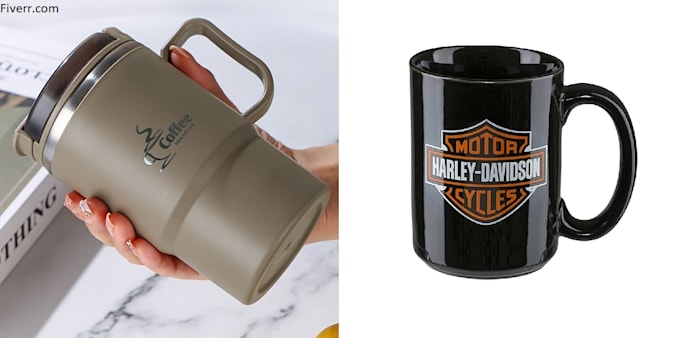 make a custom coffee mug design or coffee cup design