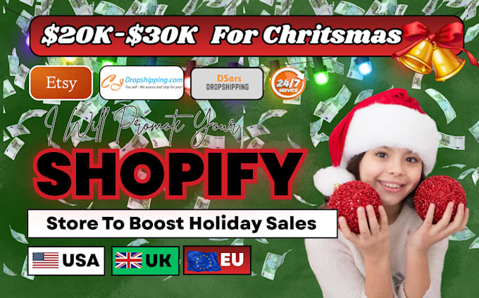 run high converting shopify christmas ads for massive holiday sales