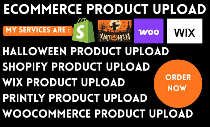 upload shopify dropshipping etsy ebay products store amazon product listing