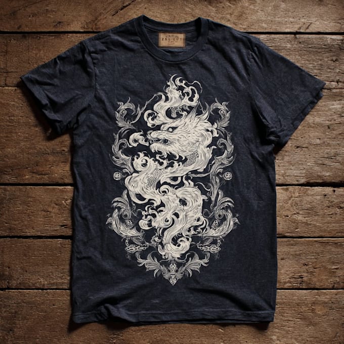do vintage  t shirt design  for you