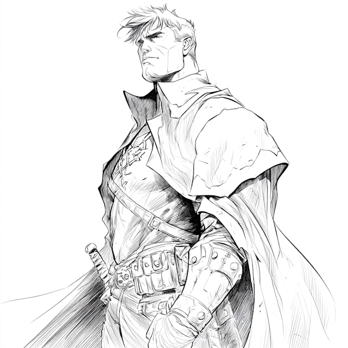 design comic book illustration, comic illustration