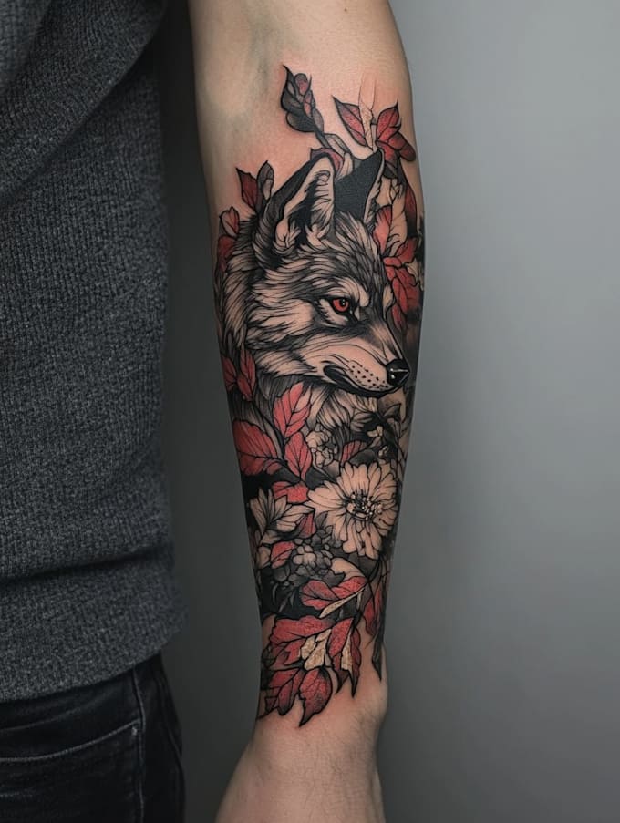create minimalist tattoo design
