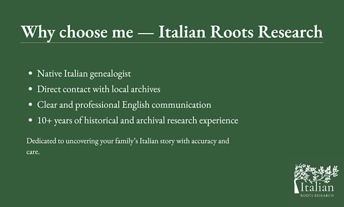 trace your italian ancestry and find your family records