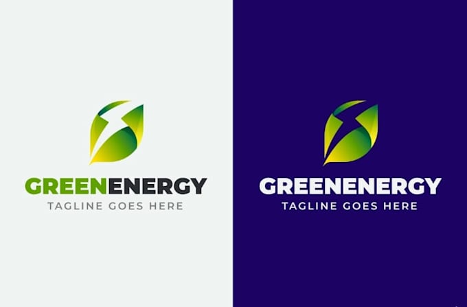 do modern electrical power energy solar logo design