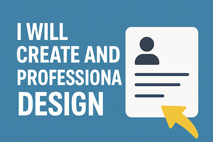 create a modern and professional resume and linkedin profile