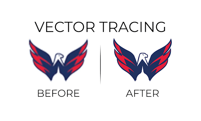 do vector tracing, convert logo to vector, raster to vector