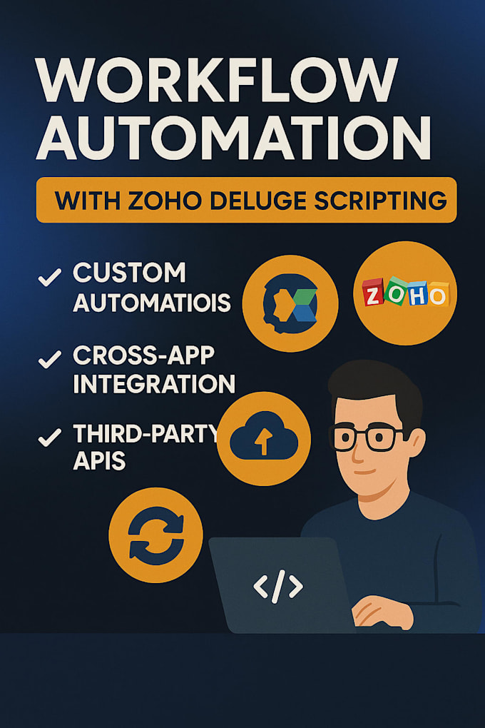 Develop code zoho deluge script for all zoho apps by Ronniegz | Fiverr