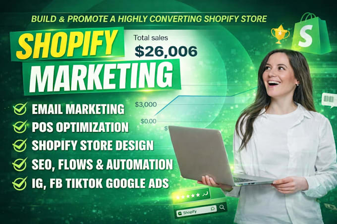 run facebook ads, ig ads, do shopify marketing to boost your shopify store sales