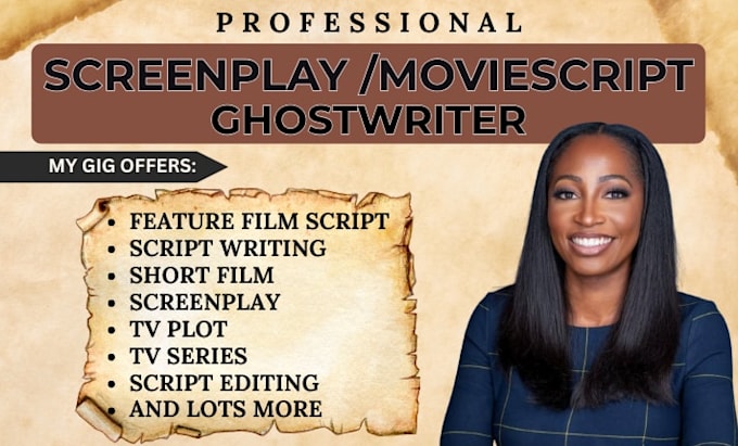 write screenplay, screenwriting, movie script writing, feature film script