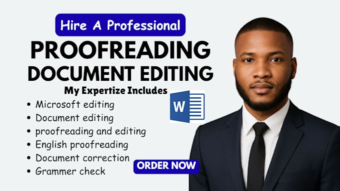 proofread edit spell check grammar check your english document