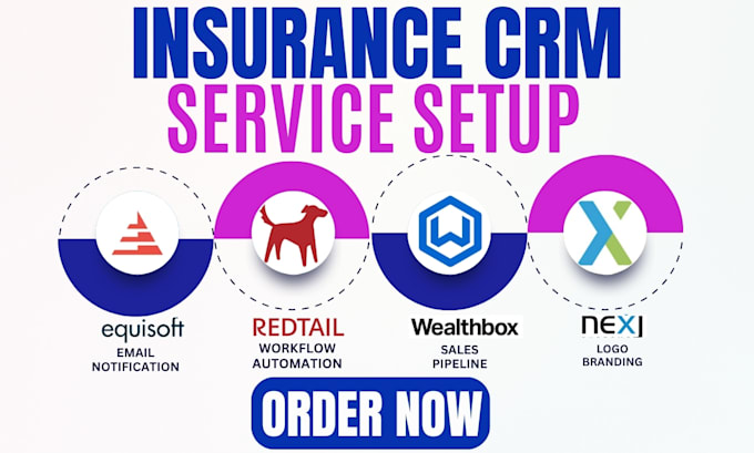 setup insurance CRM equisoft connect redtail wealthbox advisors assistant nexj