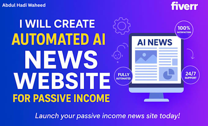 create an ai auto news posting wordpress website