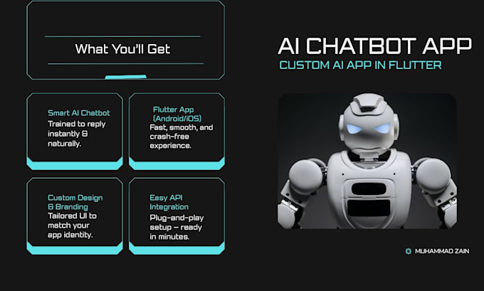 build a custom ai chatbot app in flutter for android and ios