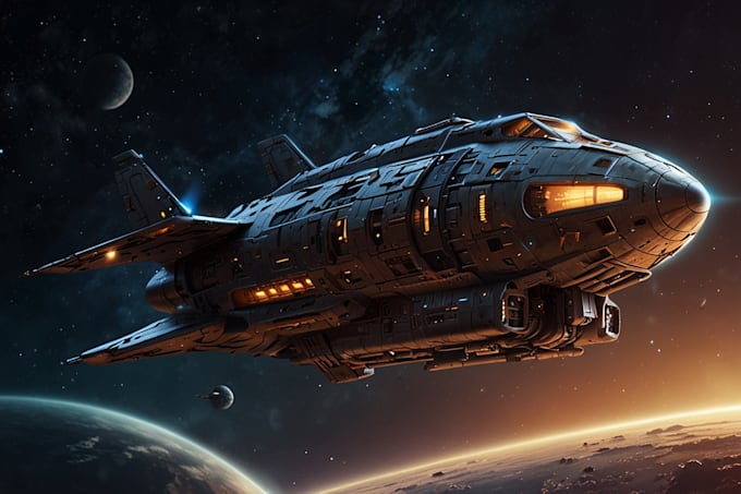 create a spaceships and sci fi vehicles