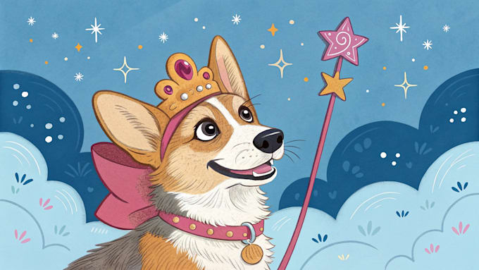 design amazing disney pet portrait