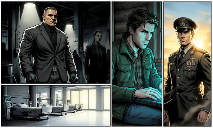 create a stunning ai comic illustrations