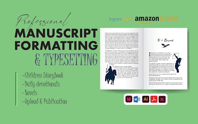 format manuscript, ms word document, paperback typeset, amazon kdp publishdrive