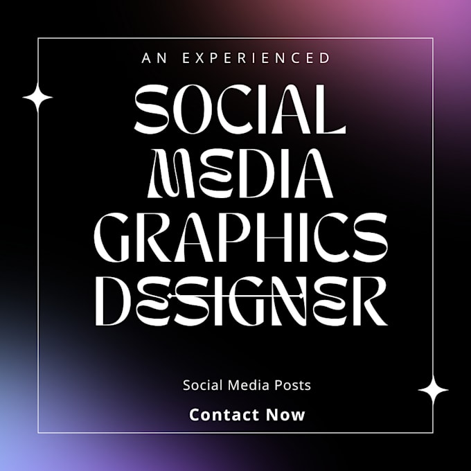 create social media graphics and post