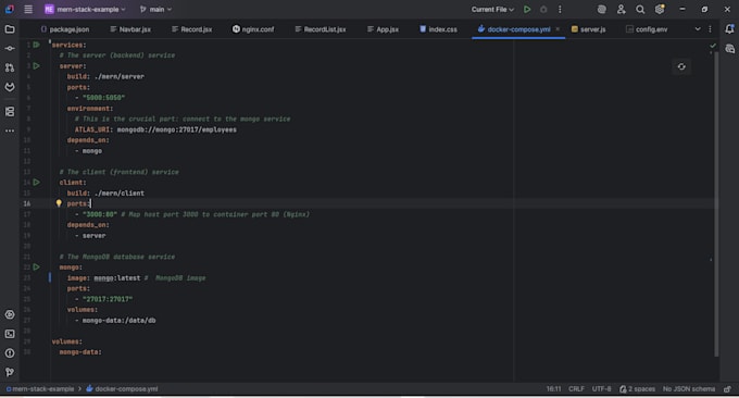 professionally dockerize your web application