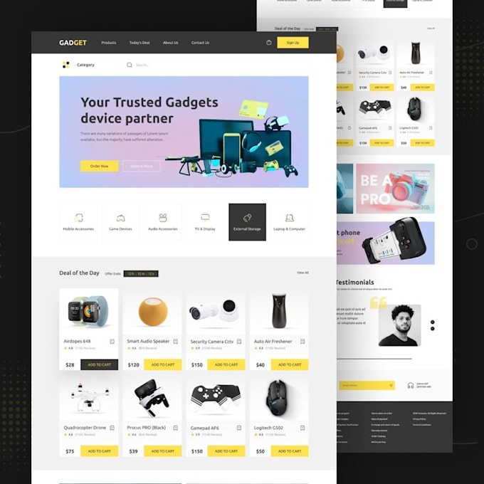 build a high converting shopify or custom ecommerce website
