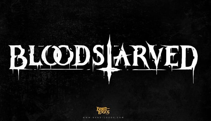 design a modern brutal metal logo