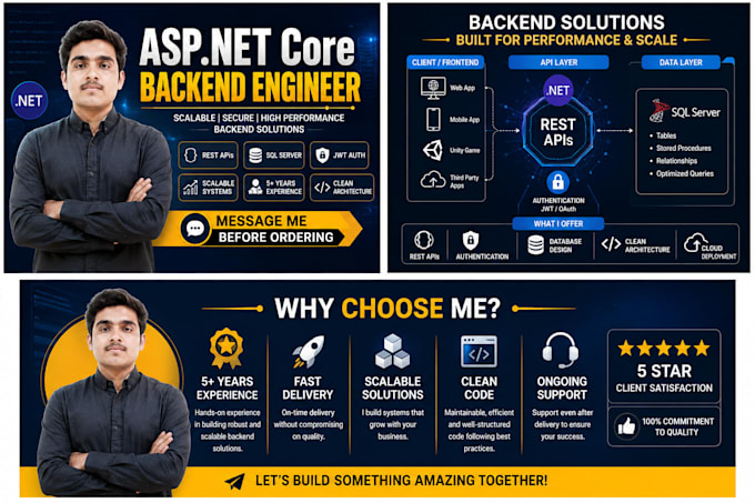build secure rest apis using asp net core and sql server
