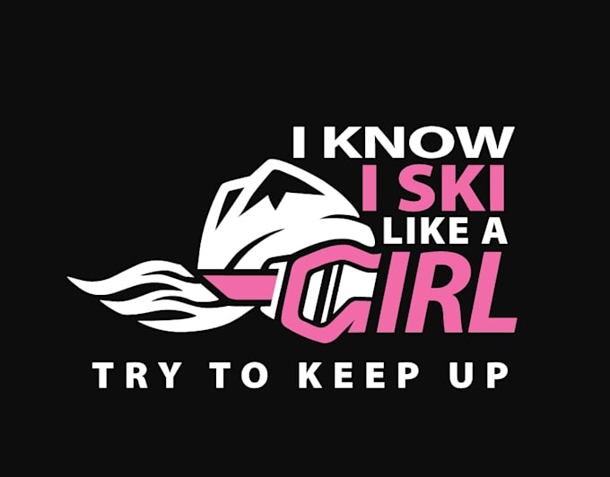 create creative unique ski logo design