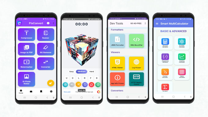 deliver 7 ready to publish android apps with source code