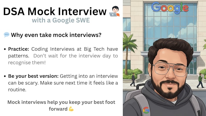 take mock algorithms interview in google format