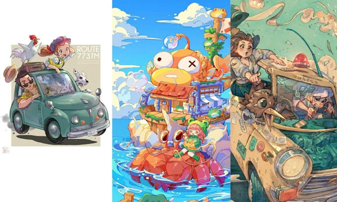 do comic book illustration graphic novel cover art