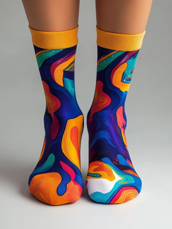 design custom and unique socks design