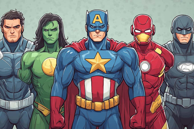 make a superhero comic