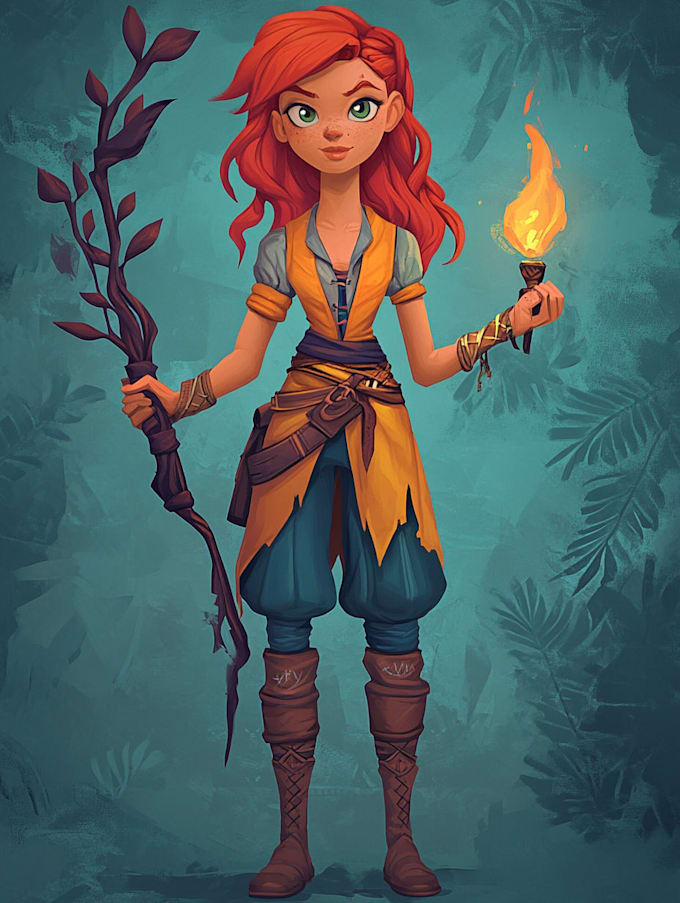 design 2d game character