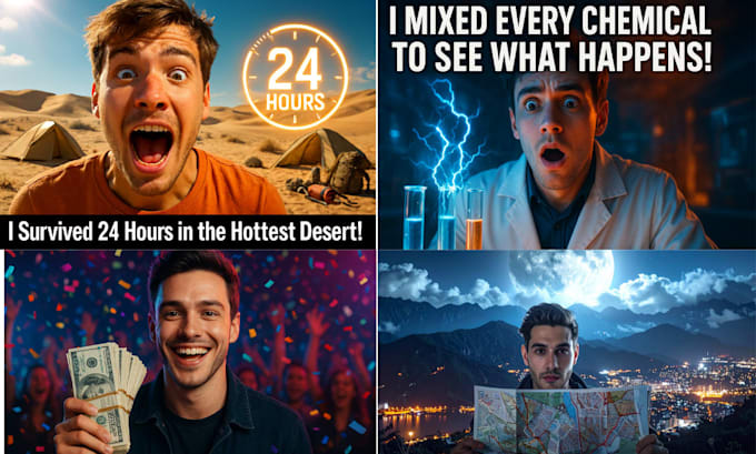 design quality ai art and custom thumbnails