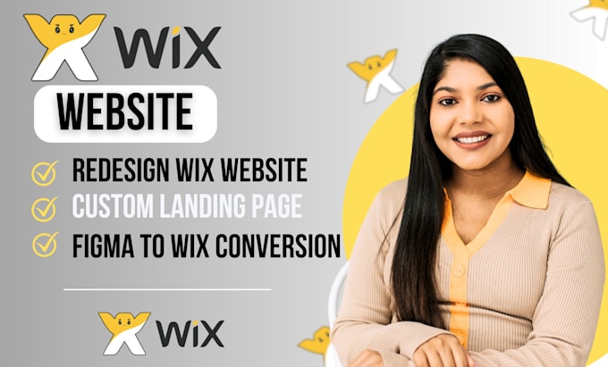 design or redesign wix website