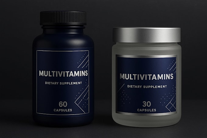 do supplement label, bottle label design