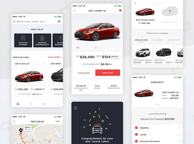 develop automotive app, mechanic app, fleet management app, auto accessory app