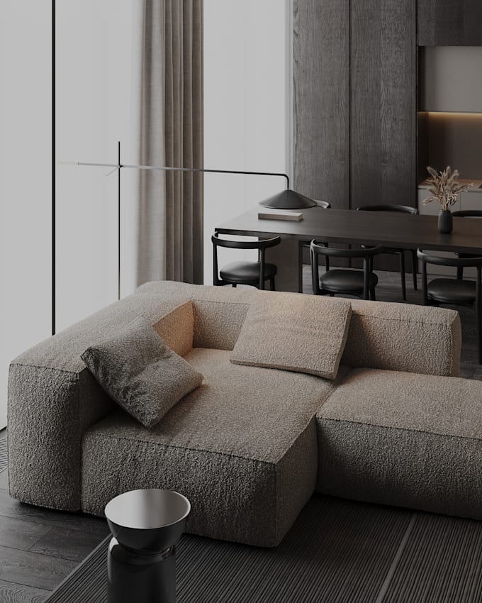 create photorealistic 3d interior render