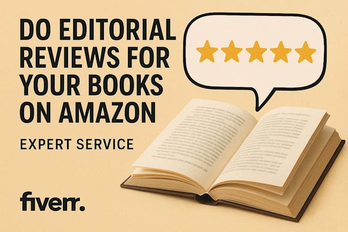 do editorial reviews for your books on amazon