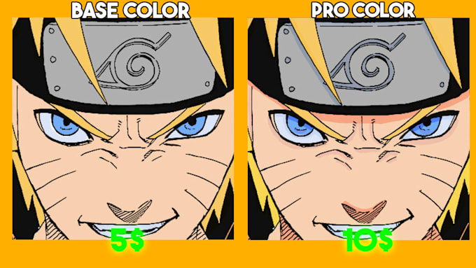 color your manga or comic