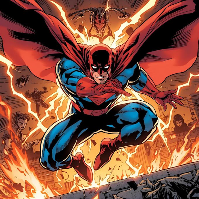 do superhero comic page superhero character for comics