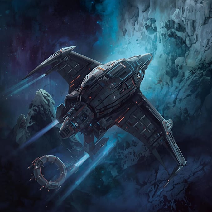 sci fi illustration and sci fi art