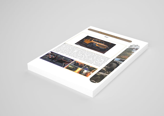 design a professional digital magazine brochure and ebook
