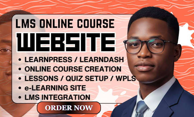 wordpress elearning lms website online course system with learnpress learndash