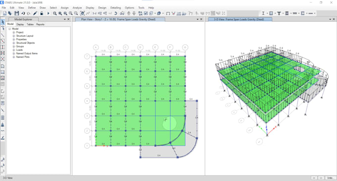 do structural design and calculations in etabs, sap2000 and safe