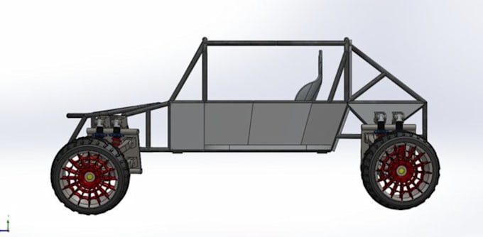 Make 3d car chassis design,3d suspension and wheelbase in solidwork,3d ...
