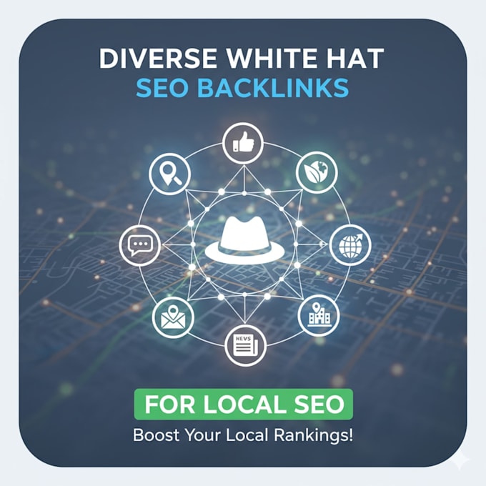 build diverse white hat backlinks for local SEO