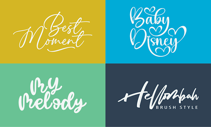 do signature, handwritten and typography text logo