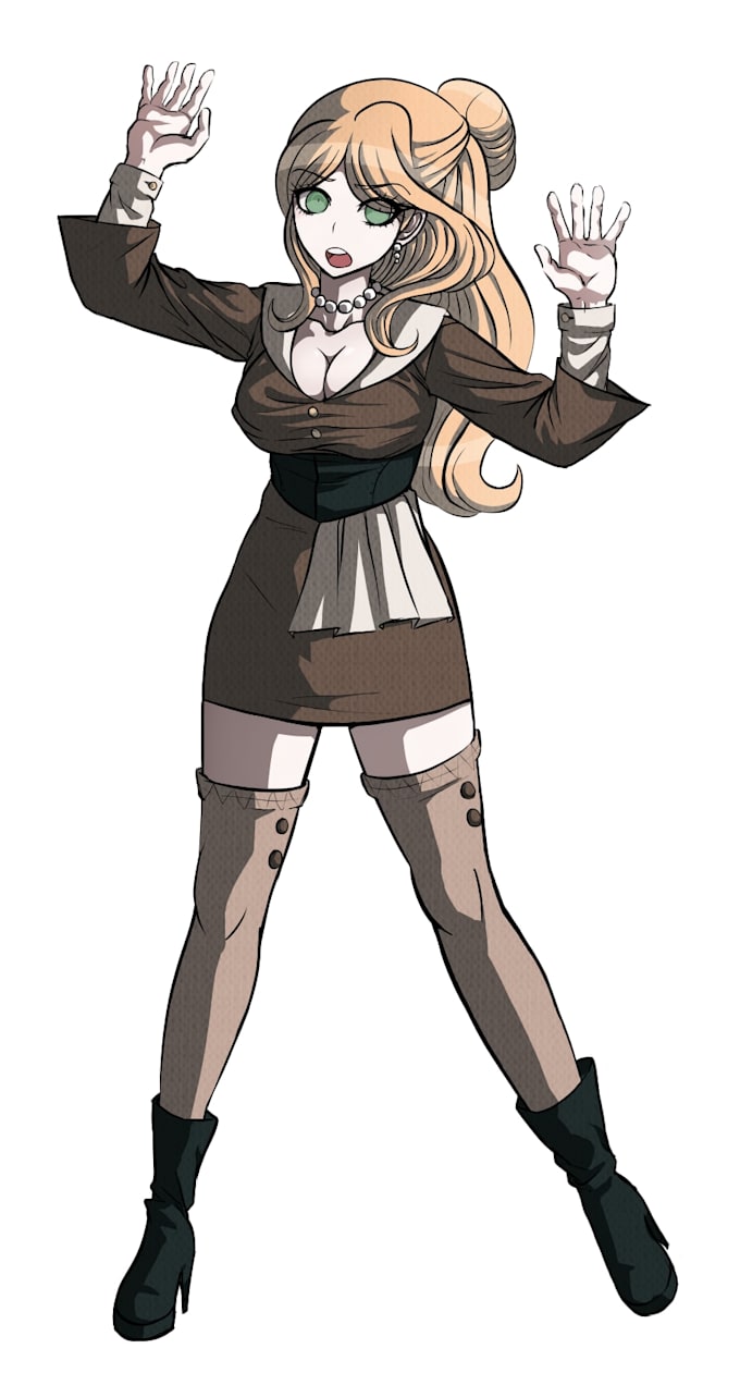 draw your character as a danganronpa sprite
