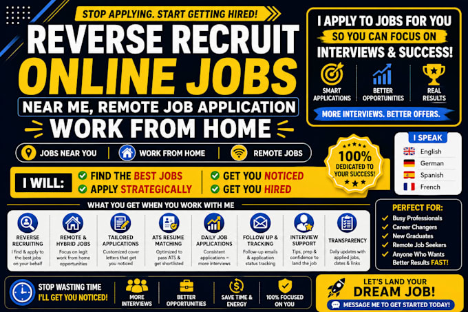 deep reverse recruiter job application online search job